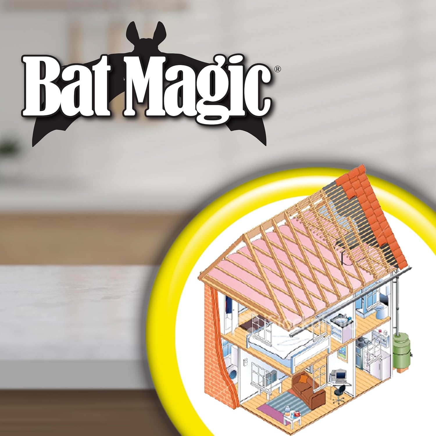 Bonide Bat Magic Bat Repellent, Pack of 4 Ready-to-Use Peppermint Oil Scent Packs for Long Lasting Indoor Bat Control(4 Count (Pack of 1))