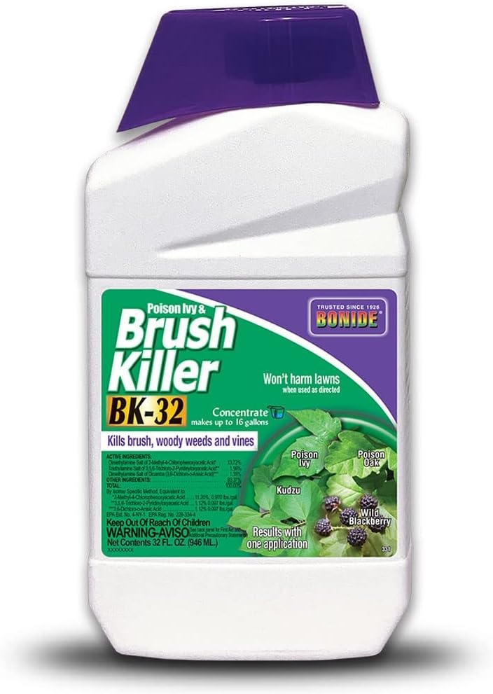 Bonide (BND330 – Poison Ivy and Brush Killer BK-32 Concentrate (16 oz.), White(Concentrate)