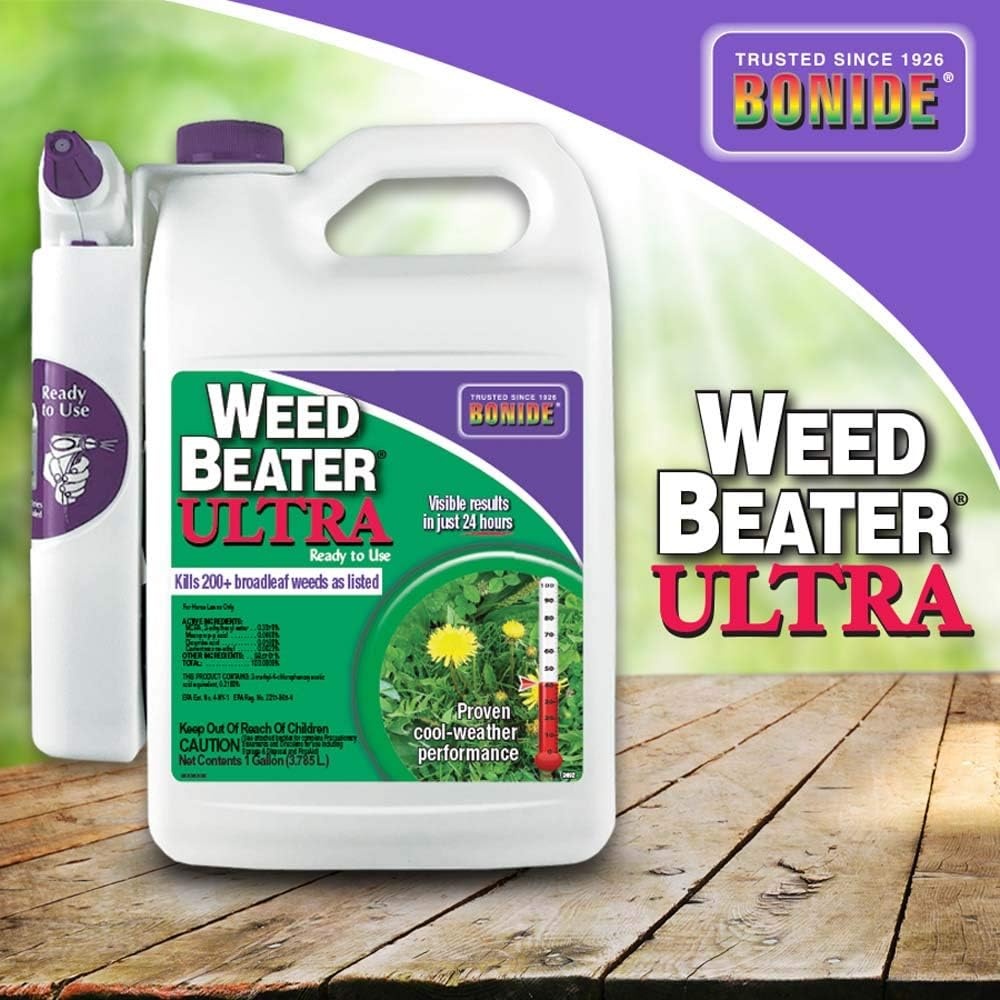Bonide (BND3082) – Weed Beater Ultra, Ready to Use Weed Killer (1 gal.)(Ready-To-Use with Power Sprayer)