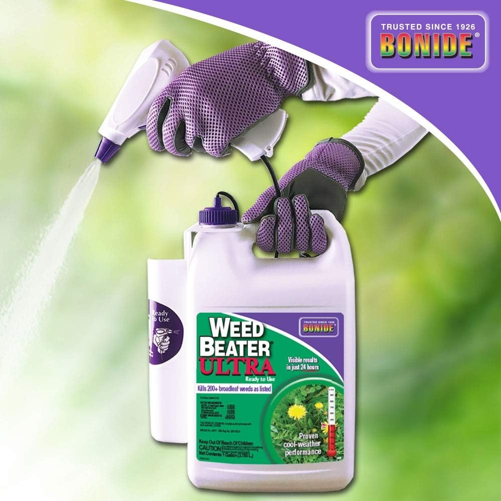 Bonide (BND3082) – Weed Beater Ultra, Ready to Use Weed Killer (1 gal.)(Ready-To-Use with Power Sprayer)