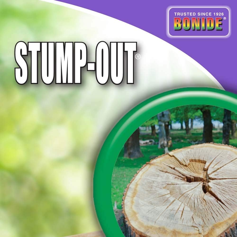 Bonide Stump-Out Granules, Do-it-Yourself At Home Stump Removal Pellets, 1 lb. Fast-Acting Formula for Outdoor Use(1 Pound)