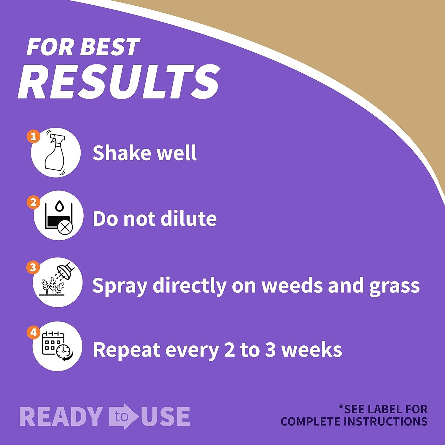 Bonide Captain Jack’s Deadweed Brew, 128 oz Ready-to-Use, Controls All Types of Weeds and Grasses, For Organic Gardening(Ready-To-Use)