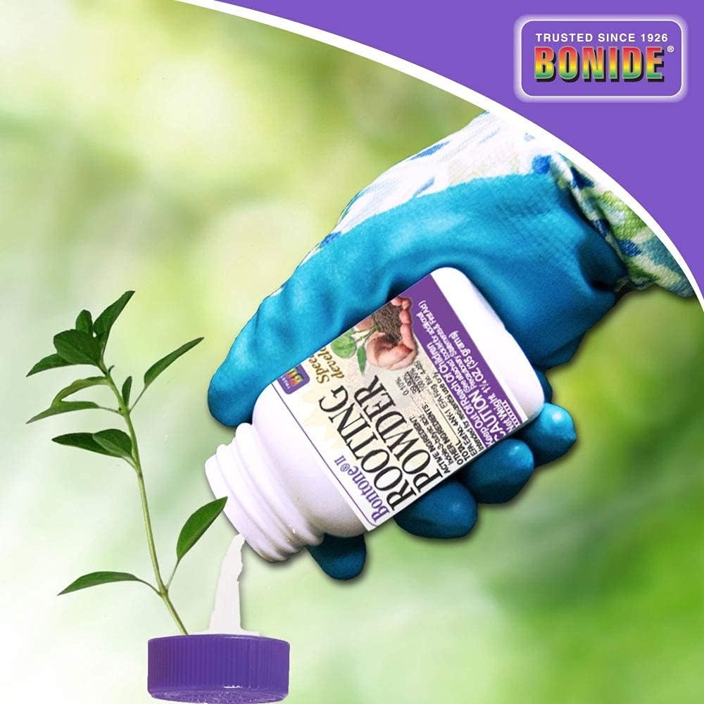 Bonide Bontone II Rooting Powder, 1.25 oz Ready-to-Use Dust for Houseplants and Transplants Speeds Root Development(1.25 oz (Pack of 6))