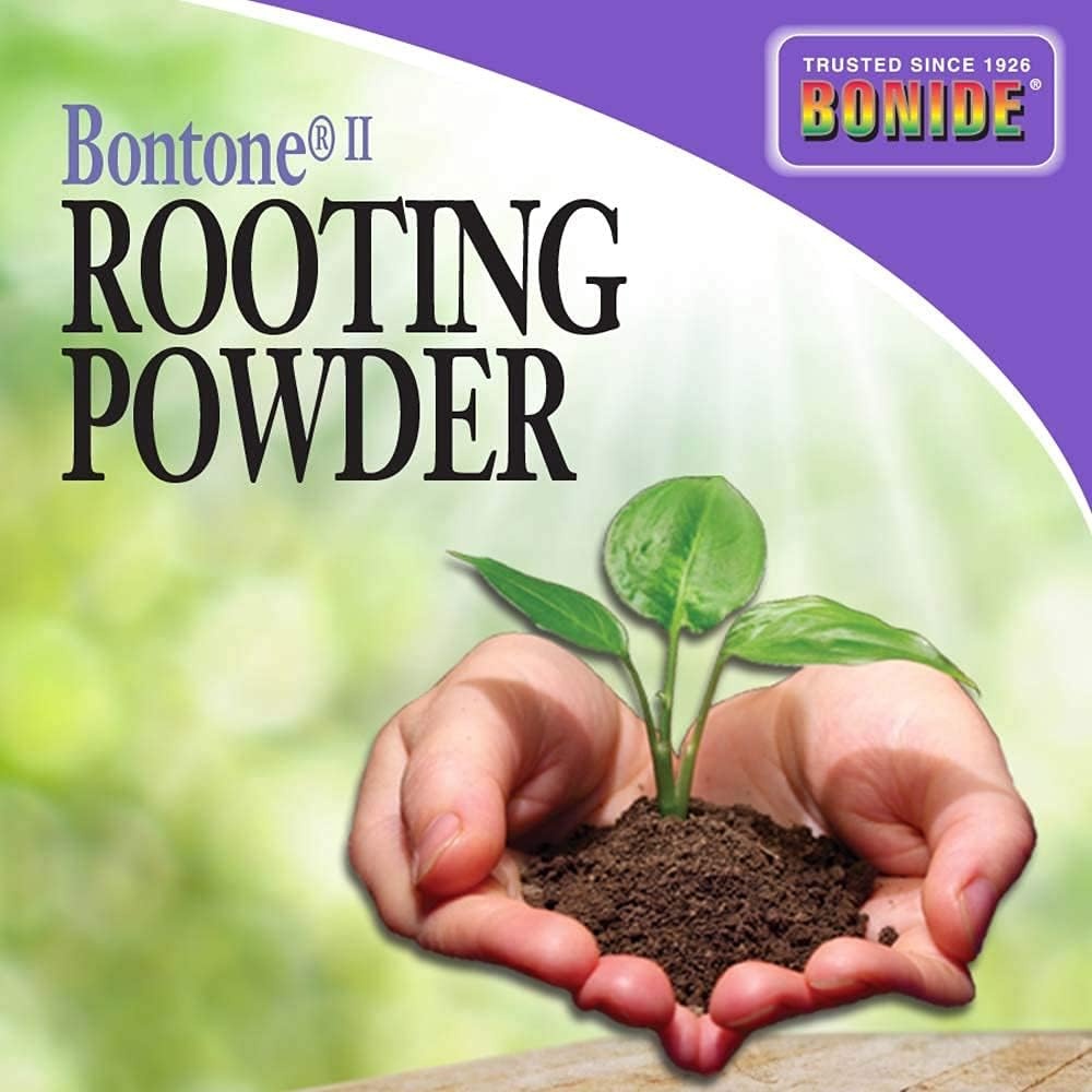 Bonide Bontone II Rooting Powder, 1.25 oz Ready-to-Use Dust for Houseplants and Transplants Speeds Root Development(1.25 oz (Pack of 6))