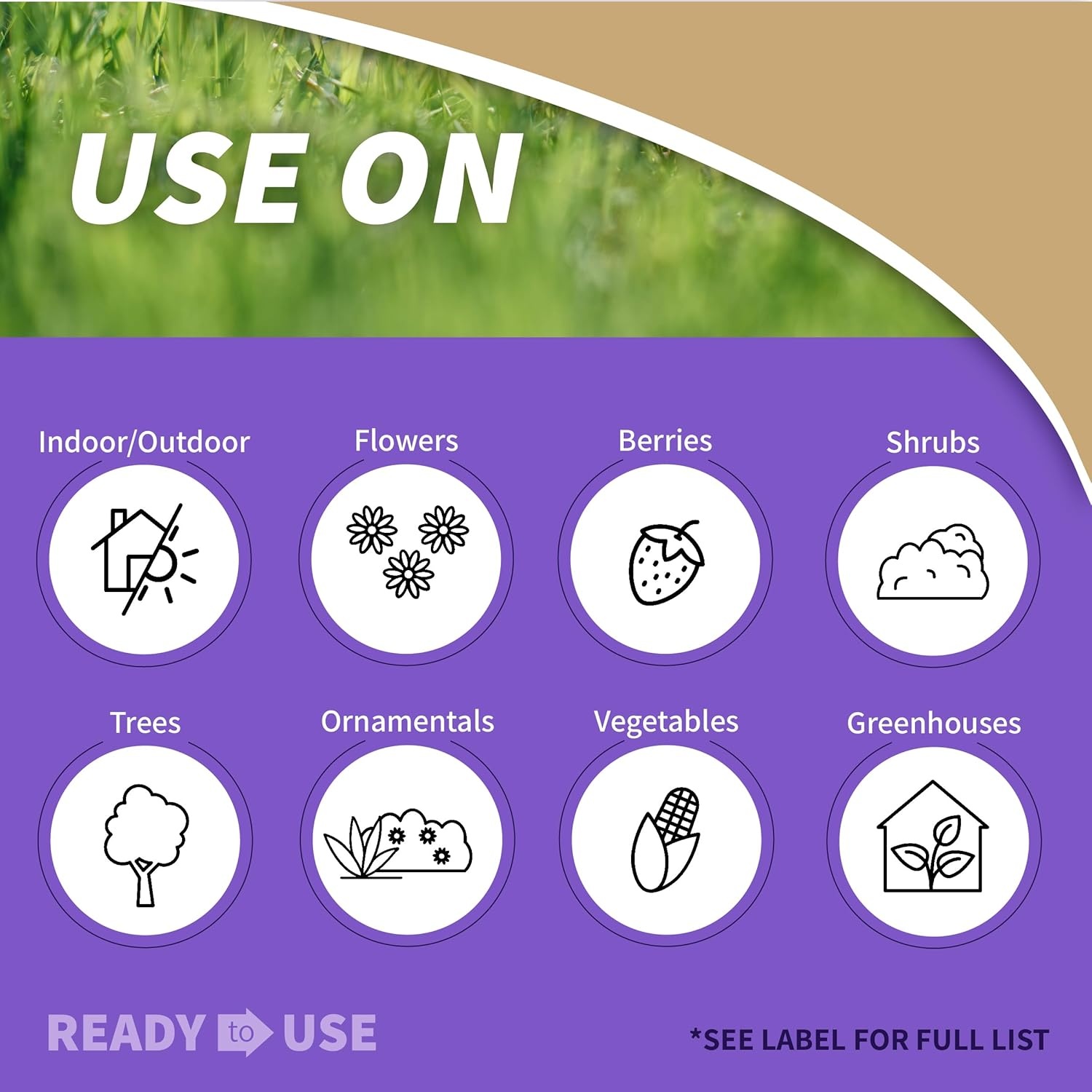 Bonide Insecticidal Soap, 32 oz Ready-to-Use Spray Multi-Purpose Insect Control for Organic Gardening Indoor and Outdoor(1 quart)
