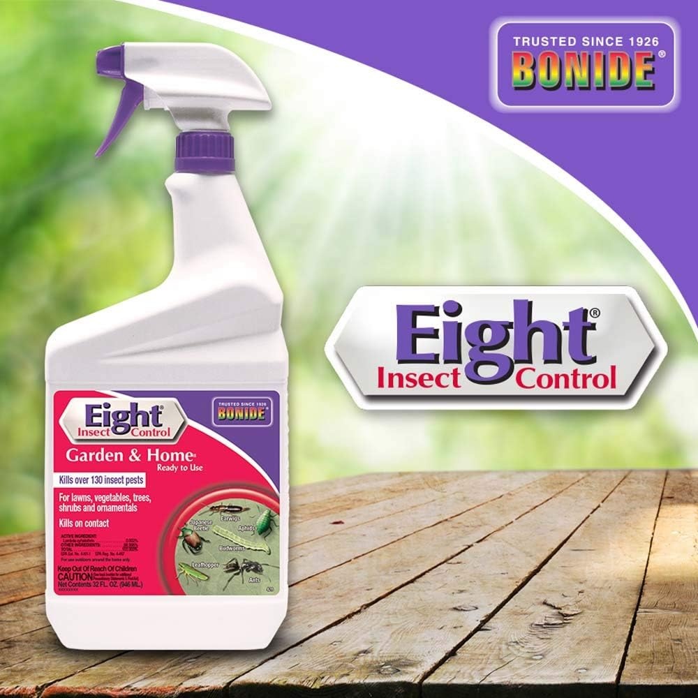 Bonide 428 Eight Insect Control Garden & Home Outdoor Insecticide, Kills Beetles, Ants, Aphids, 32 oz. Read – Quantity 1(Ready-To-Use)