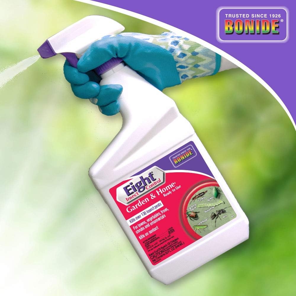 Bonide 428 Eight Insect Control Garden & Home Outdoor Insecticide, Kills Beetles, Ants, Aphids, 32 oz. Read – Quantity 1(Ready-To-Use)