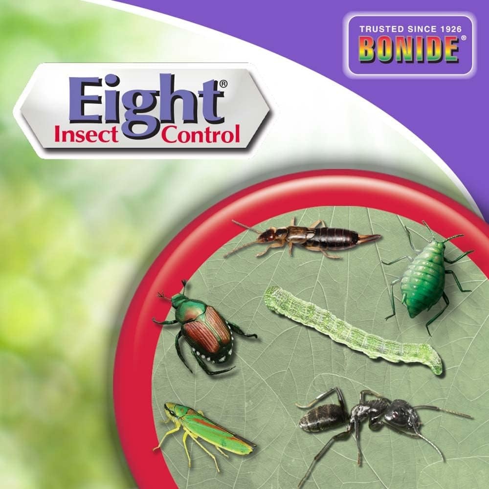 Bonide 428 Eight Insect Control Garden & Home Outdoor Insecticide, Kills Beetles, Ants, Aphids, 32 oz. Read – Quantity 1(Ready-To-Use)