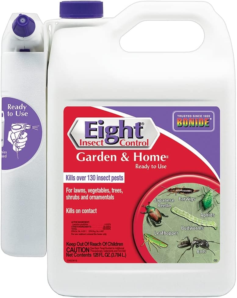 Bonide 428 Eight Insect Control Garden & Home Outdoor Insecticide, Kills Beetles, Ants, Aphids, 32 oz. Read – Quantity 1(Ready-To-Use)
