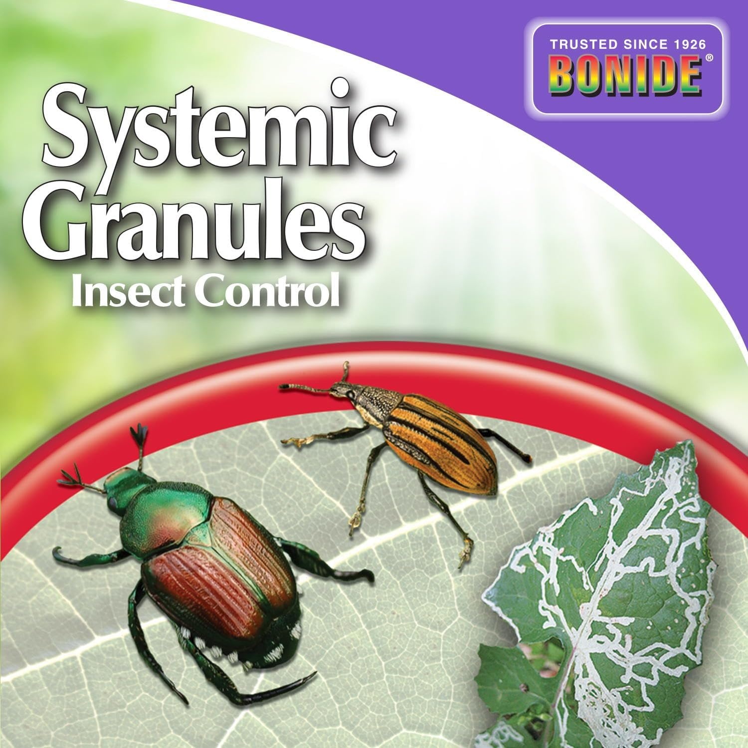 Bonide Insect Control Systemic Granules, 4 lbs. Ready-to-Use Water Resistant Long Lasting Protection Outdoor Use(Granules)