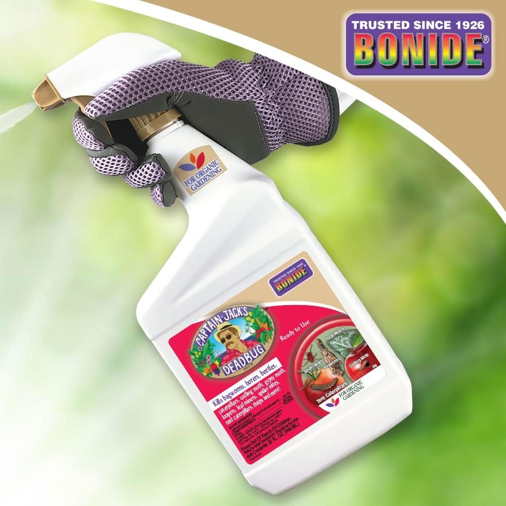 Bonide Captain Jack’s Deadbug Brew Ready-to-Use Spray, 32 oz Outdoor Insecticide and Mite Killer for Organic Gardening