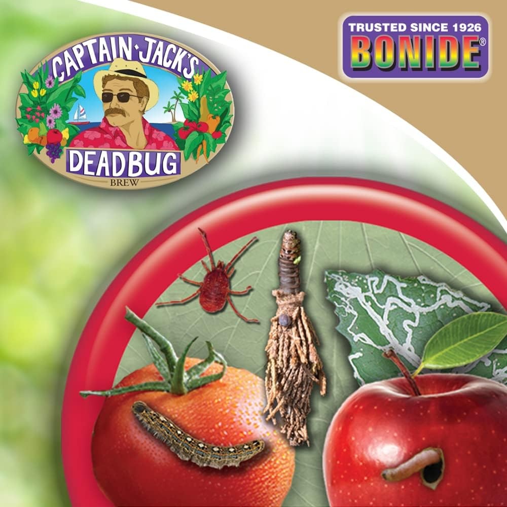 Bonide Captain Jack’s Deadbug Brew Ready-to-Use Spray, 32 oz Outdoor Insecticide and Mite Killer for Organic Gardening
