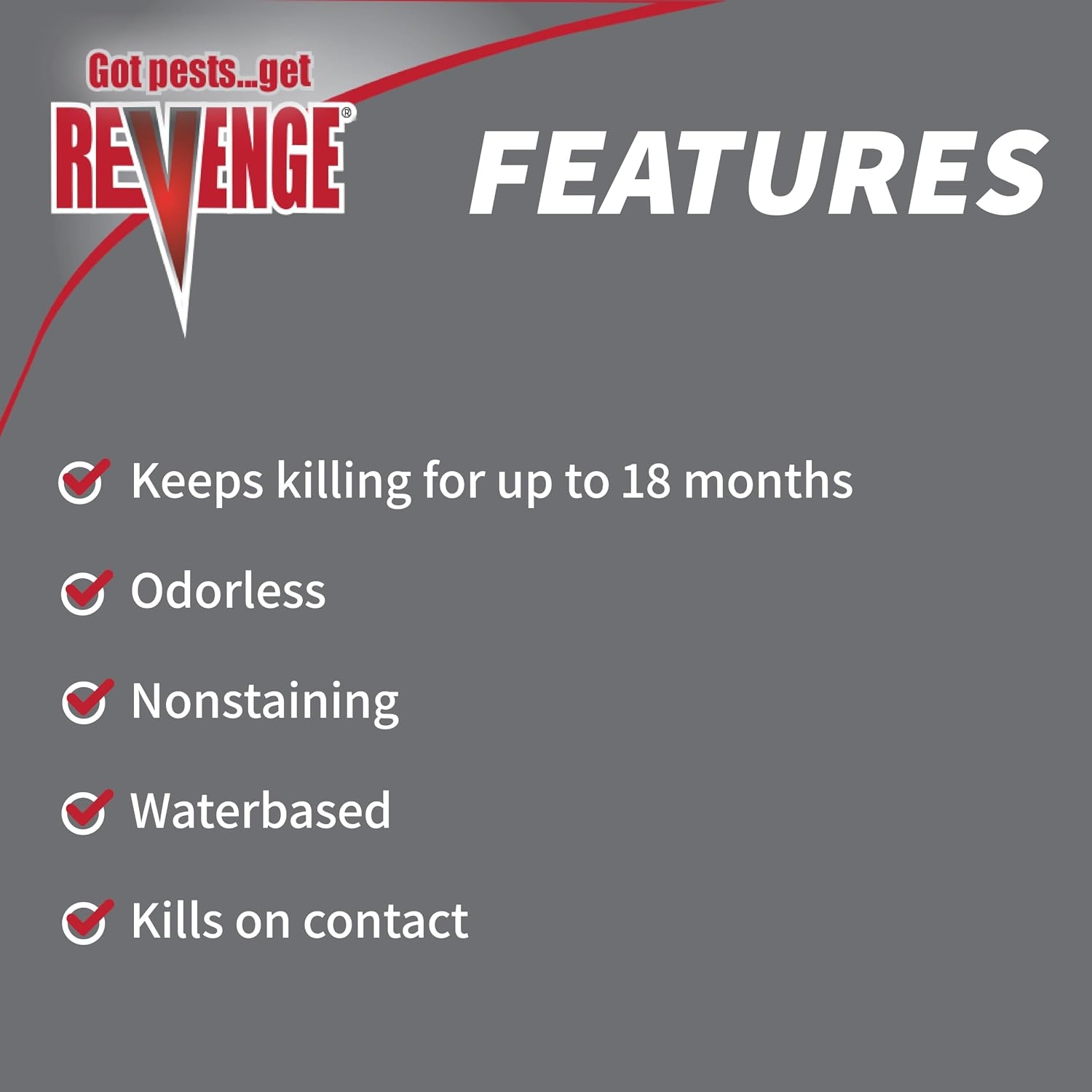 REVENGE House Guard Pest Control, 32 oz Ready-to-Use Spray for Indoors and Outdoors, Long Lasting Treatment