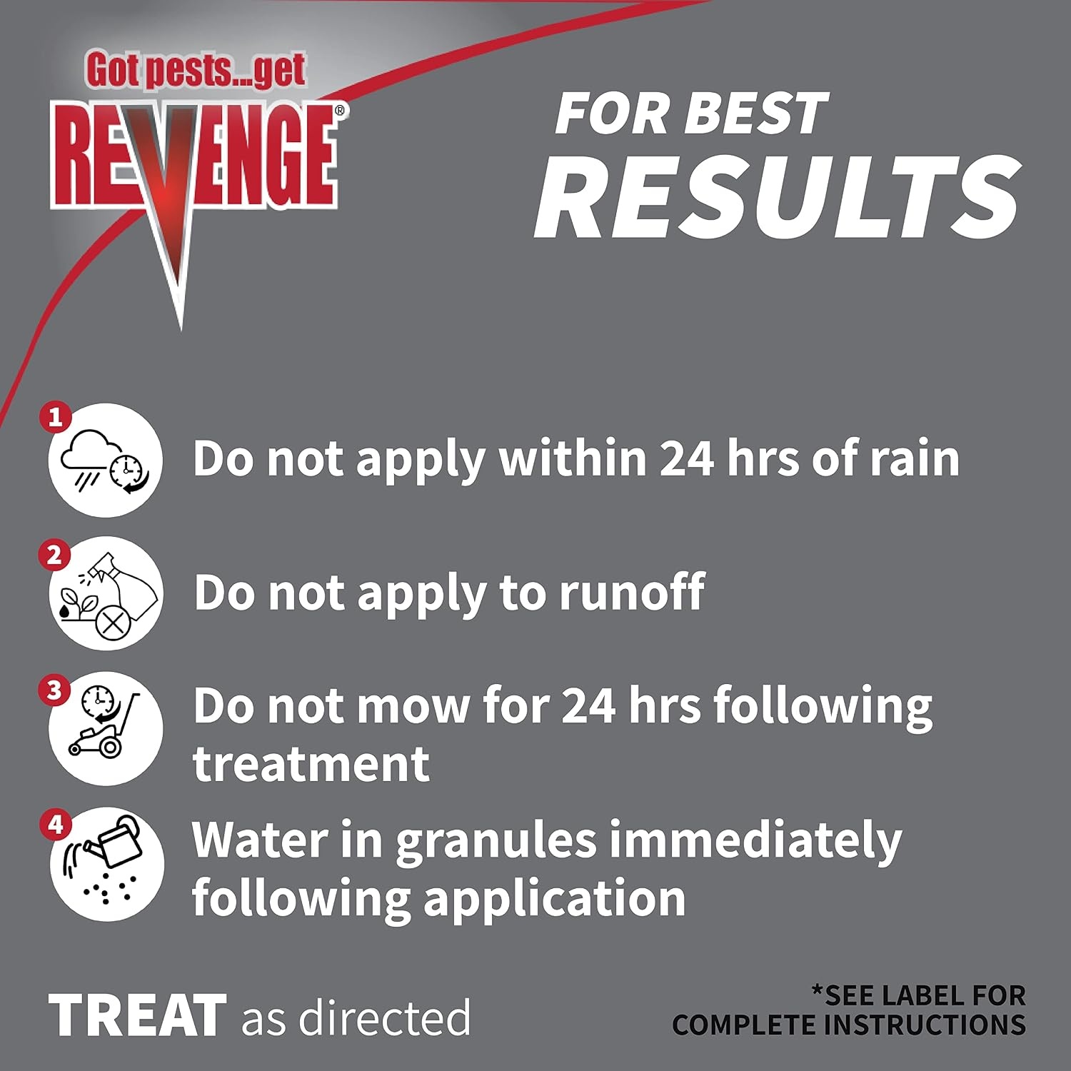 REVENGE Ant Killer Granules, 1.5 lb. Ready-to-Use Fast Acting Perimeter Treatment for Home Kills Ants, Fleas & Roaches(Granules)