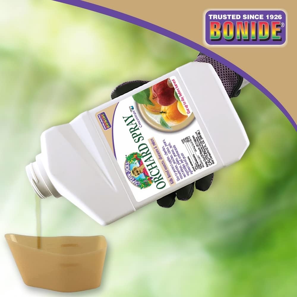 Bonide Captain Jack’s Citrus, Fruit & Nut Orchard Spray, 32 oz Concentrate, Multi-Purpose Fungicide, Insecticide and Miticide(32 oz)
