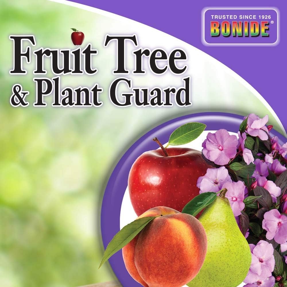 Bonide Fruit Tree & Plant Guard, 32 oz Concentrate, Multi-Purpose Fungicide, Insecticide and Miticide for Home Gardening(Concentrate)