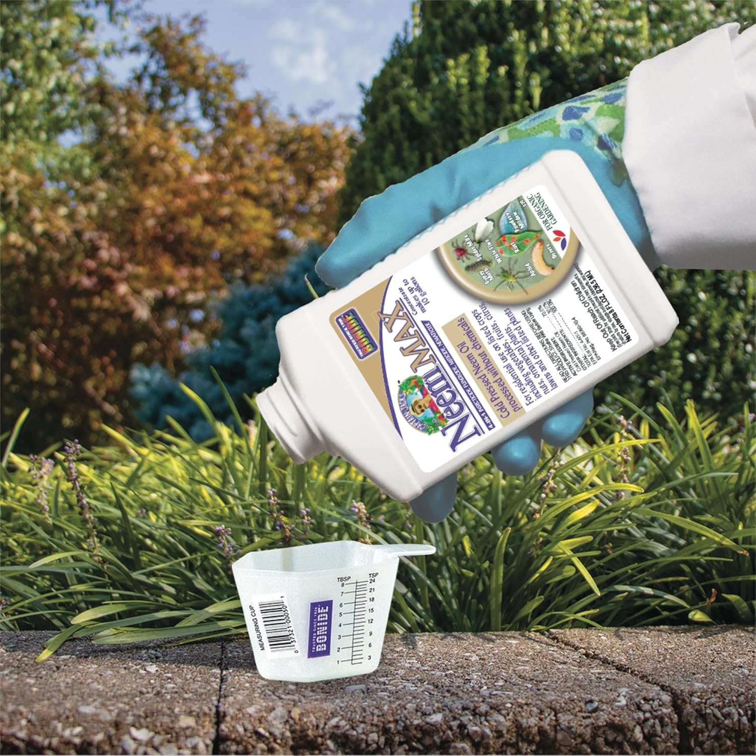 Bonide Captain Jack’s Neem Max, 8 oz Concentrated Cold Pressed Neem Oil, Multi-Purpose Insecticide, Fungicide, Miticide and Nematicide for Organic Gardening(Concentrate)