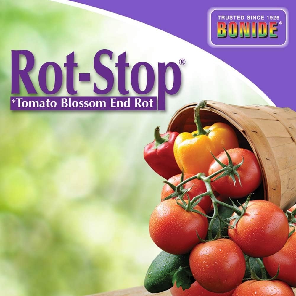 Bonide Rot-Stop Tomato Blossom End Rot, 32 oz Ready-to-Use Spray Garden Fertilizer for Calcium Deficiency in Plants(End Rot)